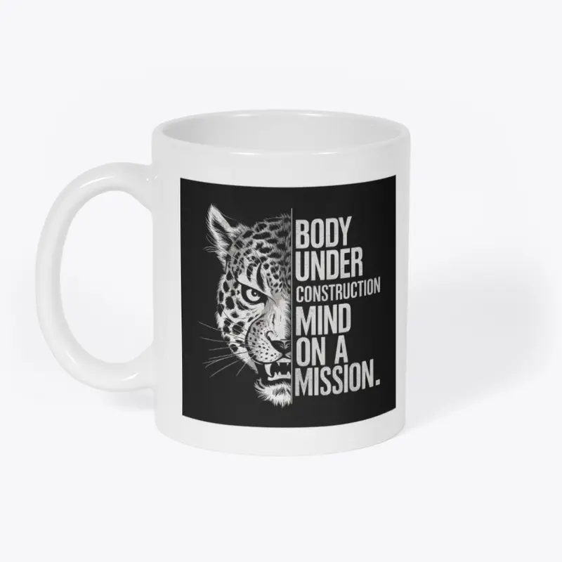 Leopard Half-Face Mug